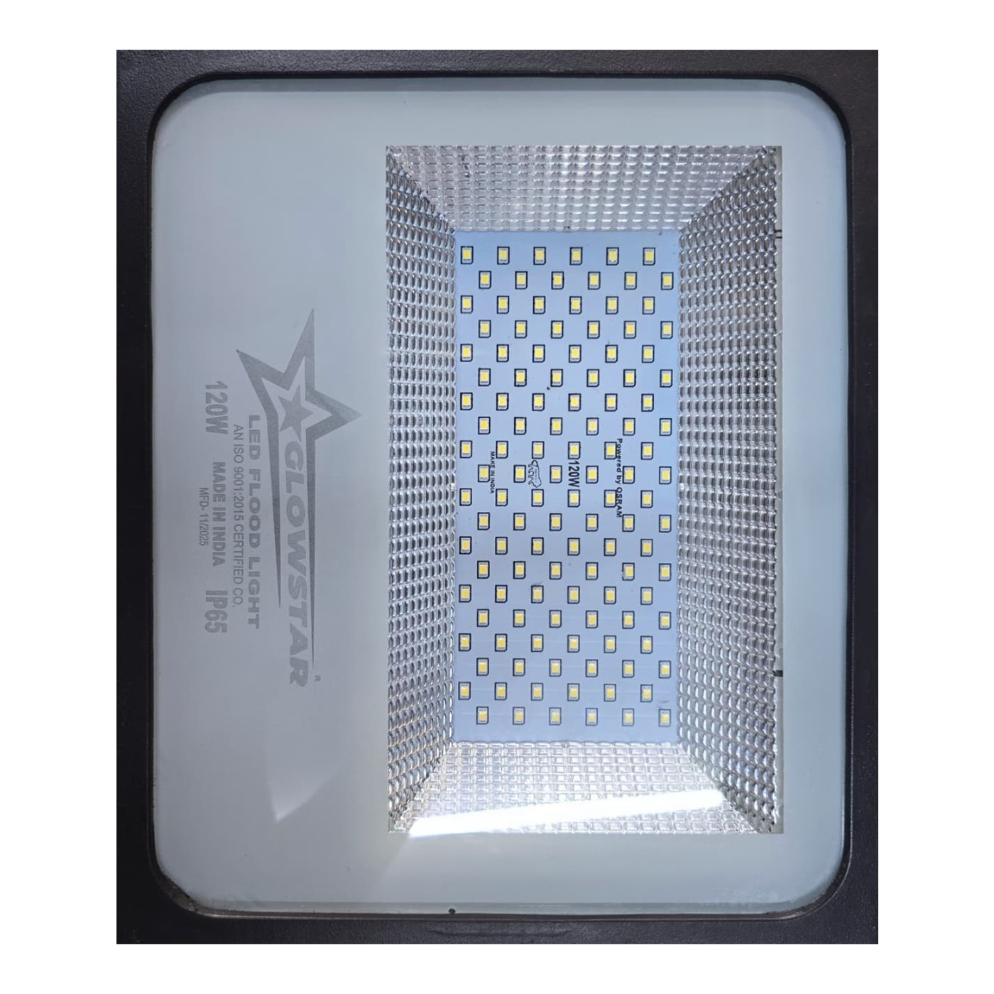 120W Glowstar flood light front product photo