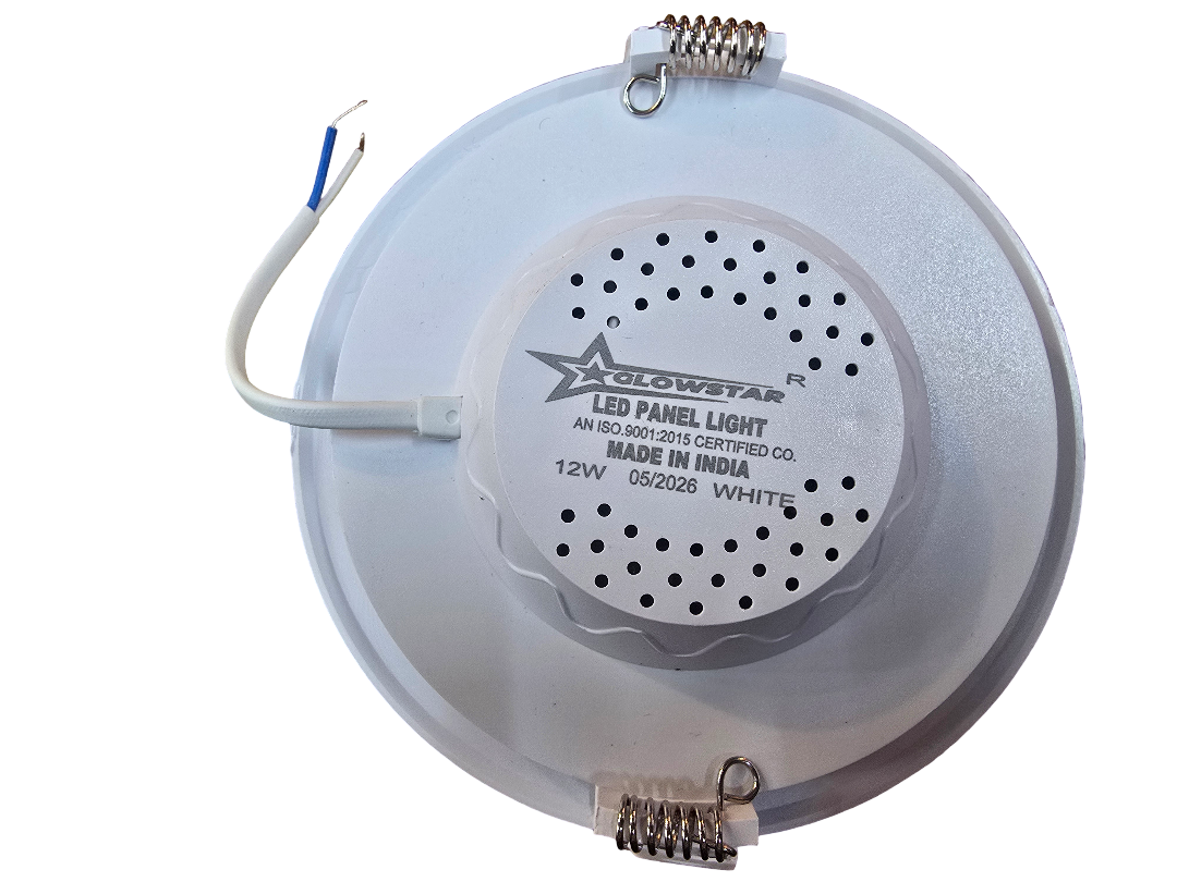 12W Glowstar round 5-inch PC panel light back product photo