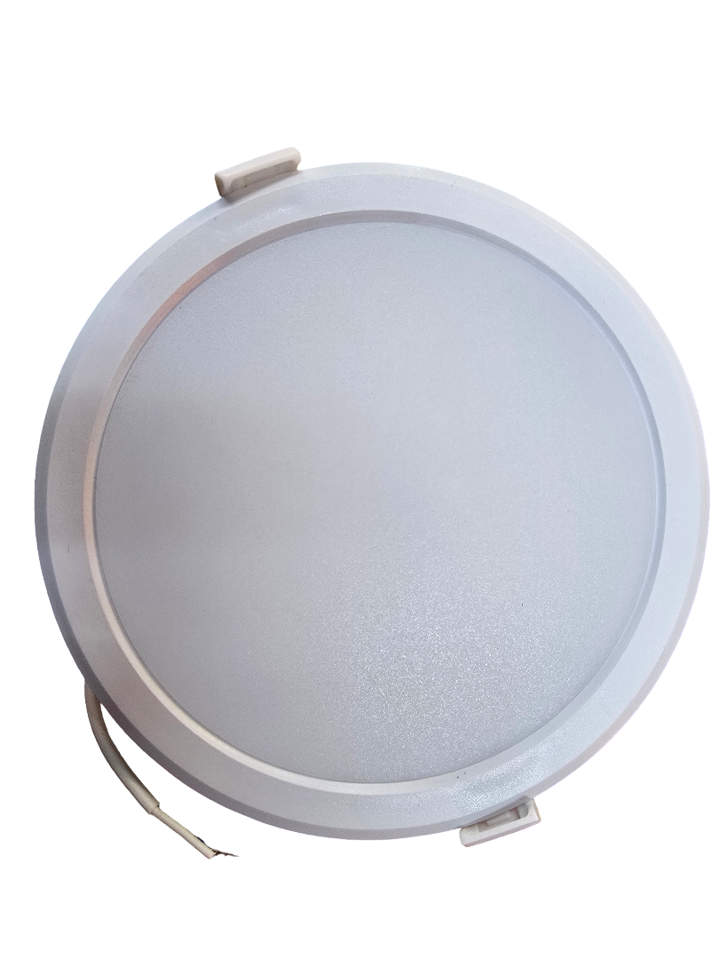12W Glowstar round 5-inch PC panel light front product photo